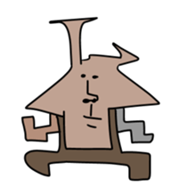 Strange mural sticker sticker #14407117