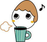 Simple Short hair Girl sticker #14407344