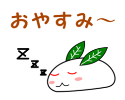 Snowman and snow rabbit sticker #14407477