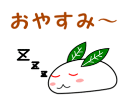 Snowman and snow rabbit sticker #14407477