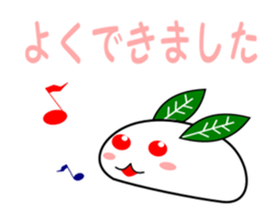 Snowman and snow rabbit sticker #14407478