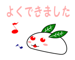 Snowman and snow rabbit sticker #14407478