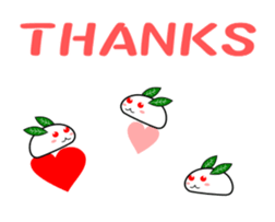 Snowman and snow rabbit sticker #14407485