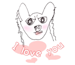 Lovery Chihuahua's SANTA sticker #14408399