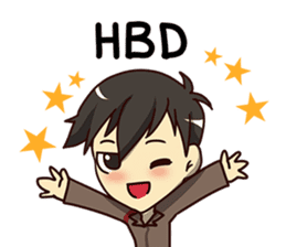 A-Dun Greeting Happy Birthday 2017 sticker #14408600