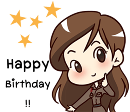 A-Run Greeting Happy Birthday 2017 sticker #14408772