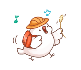 Chirping Padda sticker #14409086