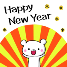 Various new year sticker sticker #14409519