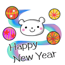 Various new year sticker sticker #14409520