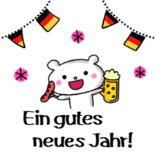 Various new year sticker sticker #14409533