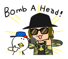 Bomb A HEAD with mcAT and Niwa torio sticker #14410134