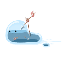 slime gobbles up anything sticker #14410624