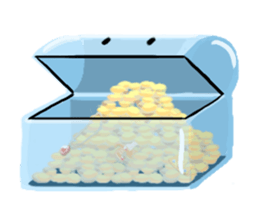 slime gobbles up anything sticker #14410626