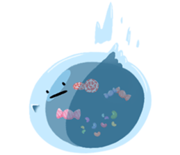 slime gobbles up anything sticker #14410632