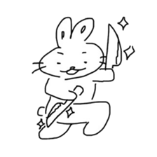 Mochi usagi's cooking time sticker #14410671