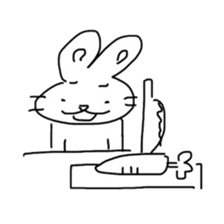 Mochi usagi's cooking time sticker #14410672