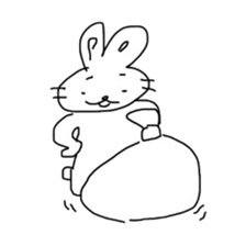 Mochi usagi's cooking time sticker #14410677