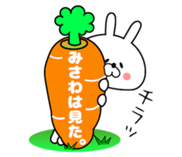 Funny Face Bunny Misawa sticker #14411129