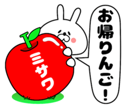Funny Face Bunny Misawa sticker #14411132