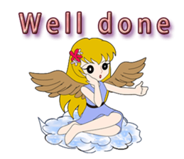 Small Angel(English) sticker #14411810