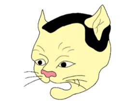 Cat Ukiyoe 2 sticker #14412473
