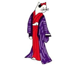 Cat Ukiyoe 2 sticker #14412484