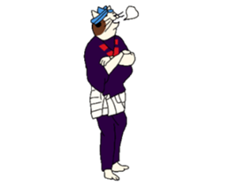 Cat Ukiyoe 2 sticker #14412485