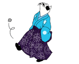 Cat Ukiyoe 2 sticker #14412487