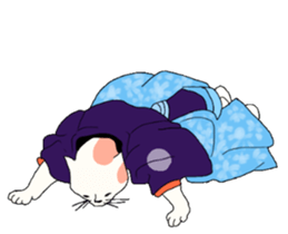Cat Ukiyoe 2 sticker #14412489