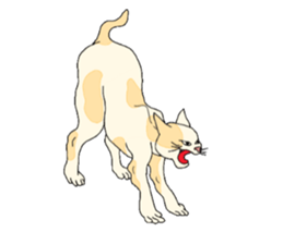 Cat Ukiyoe 2 sticker #14412495