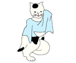 Cat Ukiyoe 2 sticker #14412496