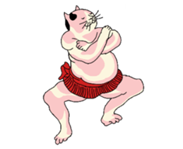 Cat Ukiyoe 2 sticker #14412497