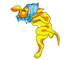 Cat Ukiyoe 2 sticker #14412500