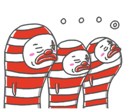 chin pierrot sticker #14412621