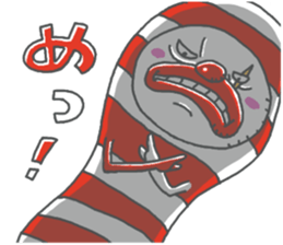 chin pierrot sticker #14412629