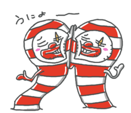 chin pierrot sticker #14412630