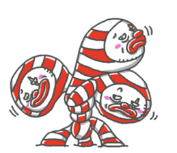 chin pierrot sticker #14412637