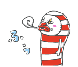 chin pierrot sticker #14412640