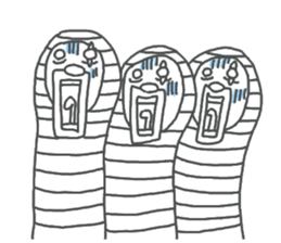 chin pierrot sticker #14412647