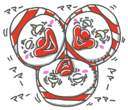 chin pierrot sticker #14412652