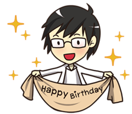 A Greeting Happy Birthday 2017 sticker #14412755