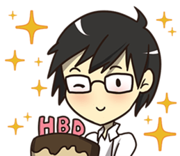 A Greeting Happy Birthday 2017 sticker #14412758