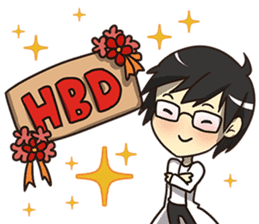 A Greeting Happy Birthday 2017 sticker #14412760