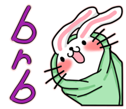 dadar dulung rabbit sticker sticker #14413137