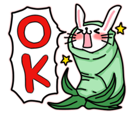 dadar dulung rabbit sticker sticker #14413142