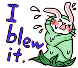 dadar dulung rabbit sticker sticker #14413149