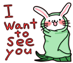 dadar dulung rabbit sticker sticker #14413171