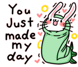 dadar dulung rabbit sticker sticker #14413173