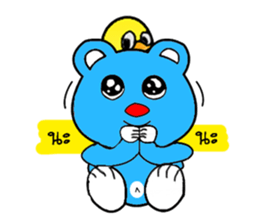 monbear and ducksuck sticker #14413475