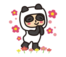 "Panda boy" sticker #14413790